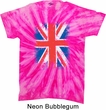 Mens UK Flag Shirt Union Jack Twist Tie Dye Tee T-shirt