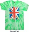 Mens UK Flag Shirt Union Jack Twist Tie Dye Tee T-shirt