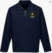 Mens US Army 1/4 Zip Sweatshirt - No Hood