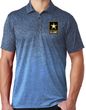 Mens "US Army" Moisture-Wicking Ombre Polo Shirt