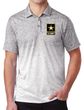 Mens "US Army" Moisture-Wicking Ombre Polo Shirt