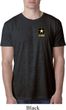 Mens US Army Pocket Print Burnout Shirt