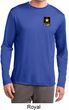 Mens US Army Pocket Print Dry Wicking Long Sleeve