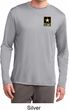 Mens US Army Pocket Print Dry Wicking Long Sleeve