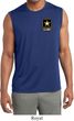 Mens US Army Pocket Print Dry Wicking Sleeveless Shirt