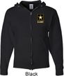 Mens US Army Pocket Print Full Zip Hoodie