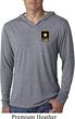 Mens US Army Pocket Print Lightweight Hooded Tee