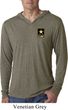 Mens US Army Pocket Print Lightweight Hooded Tee