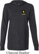 Mens US Army Pocket Print Lightweight Hoodie