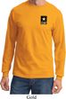 Mens US Army Pocket Print Long Sleeve