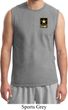 Mens US Army Pocket Print Muscle Shirt