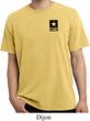 Mens US Army Pocket Print Pigment Dyed T-shirt
