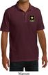 Mens US Army Pocket Print Pique Polo
