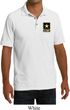 Mens US Army Pocket Print Pique Polo