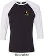 Mens US Army Pocket Print Raglan Shirt