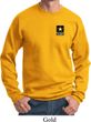 Mens US Army Pocket Print Sweatshirt