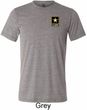 Mens US Army Pocket Print Tri Blend Tee