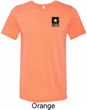 Mens US Army Pocket Print Tri Blend Tee