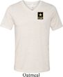 Mens US Army Pocket Print Tri Blend V-neck