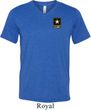 Mens US Army Pocket Print Tri Blend V-neck