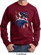 Mens USA Sweatshirt American Icon Sweat Shirt