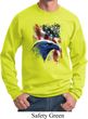 Mens USA Sweatshirt American Icon Sweat Shirt