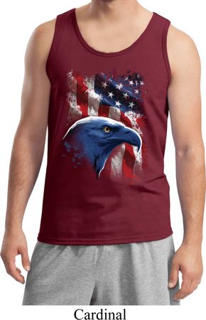Mens USA Tank Top American Icon Tanktop