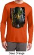 Mens USA Tee American Eagle Dry Wicking Long Sleeve