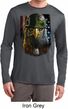 Mens USA Tee American Eagle Dry Wicking Long Sleeve