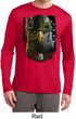 Mens USA Tee American Eagle Dry Wicking Long Sleeve