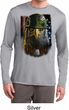 Mens USA Tee American Eagle Dry Wicking Long Sleeve