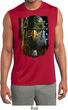 Mens USA Tee American Eagle Dry Wicking Sleeveless Shirt