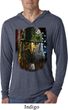 Mens USA Tee American Eagle Lightweight Hoodie Tee