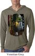 Mens USA Tee American Eagle Lightweight Hoodie Tee