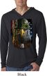 Mens USA Tee American Eagle Lightweight Hoodie Tee