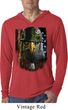 Mens USA Tee American Eagle Lightweight Hoodie Tee
