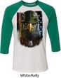 Mens USA Tee American Eagle Raglan Shirt