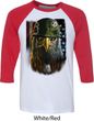 Mens USA Tee American Eagle Raglan Shirt