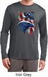 Mens USA Tee American Icon Dry Wicking Long Sleeve