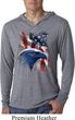 Mens USA Tee American Icon Lightweight Hoodie Tee