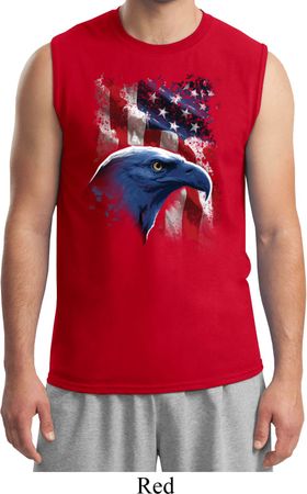 Mens USA Tee American Icon Muscle Shirt