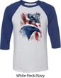 Mens USA Tee American Icon Raglan Shirt