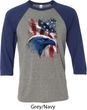 Mens USA Tee American Icon Raglan Shirt