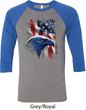 Mens USA Tee American Icon Raglan Shirt