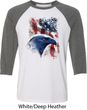 Mens USA Tee American Icon Raglan Shirt