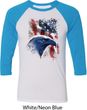 Mens USA Tee American Icon Raglan Shirt