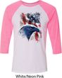 Mens USA Tee American Icon Raglan Shirt
