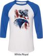 Mens USA Tee American Icon Raglan Shirt