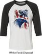 Mens USA Tee American Icon Raglan Shirt