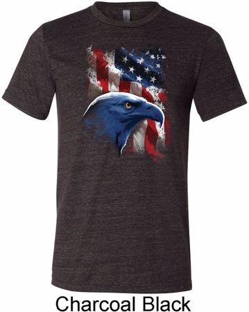 Mens USA Tee American Icon Tri Blend Tee